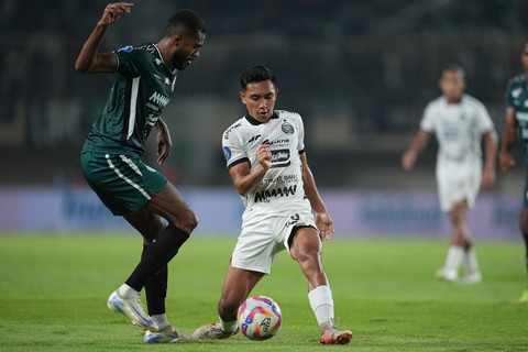 PSS Sleman vs Persija Jakarta dalam laga pekan ke-33 Liga 1 2024/25 di Stadion Maguwoharjo, Sabtu (17/5). Foto: Dok. Persija