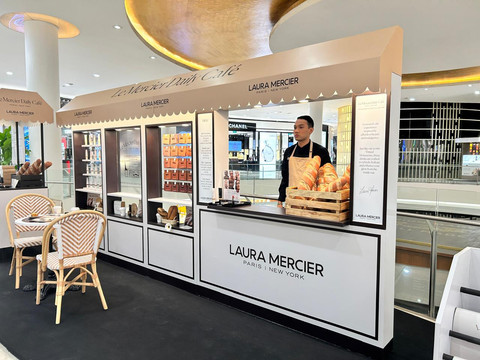 Le Mercier Daily Cafe oleh Laura Mercier di Senayan City, Jakarta Pusat. Foto: Judith Aura/kumparan