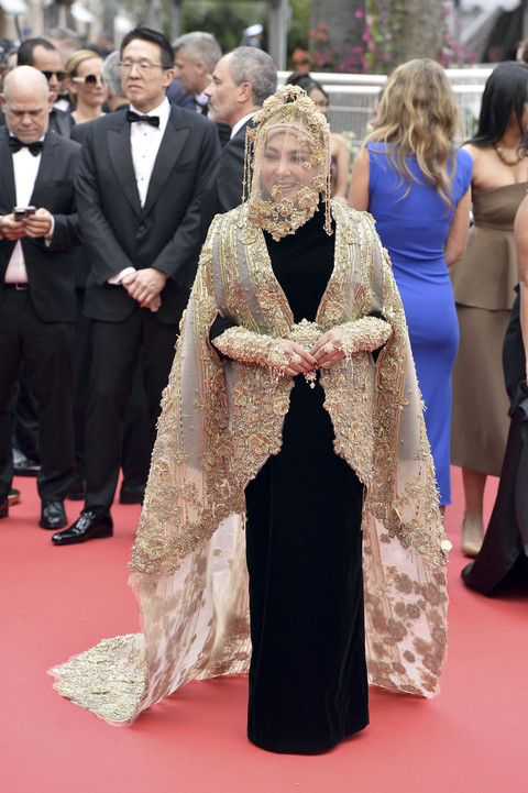 Rini Fatimah Zaelani (Syahrini) di Festival Film Cannes ke-78. Foto: action press via Reuters Connect