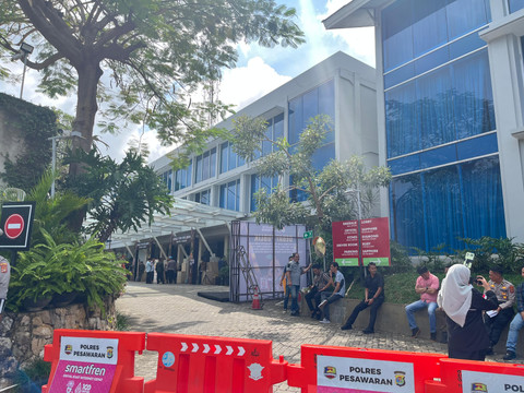 Batas akses masuk undangan debat publik PSU Kabupaten Pesawaran | Foto : Eka Febriani / Lampung Geh