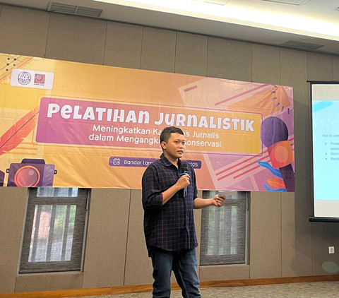 Ketua AJI Bandar Lampung, Dian Wahyu Kusuma | Foto : Eka Febriani / Lampung Geh