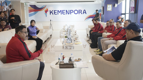 Timnas Minifootball Indonesia dapat dukungan penuh dari Menpora Dito untuk Berlaga di Piala Dunia Minifootball. Foto: Istimewa