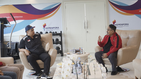 Timnas Minifootball Indonesia dapat dukungan penuh dari Menpora Dito untuk Berlaga di Piala Dunia Minifootball. Foto: Istimewa