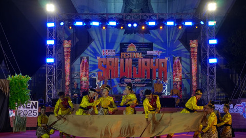 Salah satu penampilan seni dari Kabupaten Pali, Sumsel/ Anyelir. 