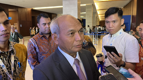 Kepala SKK Migas, Djoko Siswanto, saat ditemui di sela acara IPA Convex 2025, Selasa (20/5/2025) Foto: Fariza/kumparan
