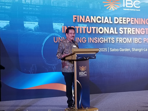 Peluncuran Riset Indonesian Business Council (IBC) Financial Development for Strong and Equitable Growth, di Hotel Shangri-La, Jakarta, Rabu (21/5). Foto: Muhammad Fhandra/kumparan