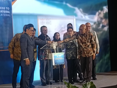 Peluncuran Riset Indonesian Business Council (IBC) Financial Development for Strong and Equitable Growth, di Hotel Shangri-La, Jakarta, Rabu (21/5). Foto: Muhammad Fhandra/kumparan