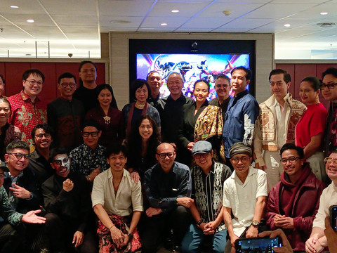 Konferensi Pers Pagelaran Sabnag Merauke The Indonesian Broadway di Kawasan Sudirman, Jakarta Pusat.  Foto: Aprilandika Pratama/kumparan
