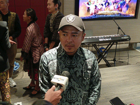 Sutradara gelaran Pagelaran Sabang Merauke, Rusmedie Agus saat ditemui di kawasan Sudirman, Jakarta Pusat. Foto: Aprilandika Pratama/kumparan
