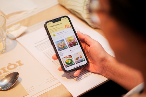 Tampilan layanan GrabFood Mandiri (Makan Sendiri). Foto: Grab Indonesia