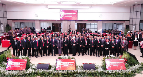 Bank Jatim gelar Rapat Umum Pemegang Saham Tahunan untuk Tahun Buku 2024 di Ruang Bromo, Bank Jatim Kantor Pusat Surabaya pada Kamis (22/5). Foto: Dok. Istimewa