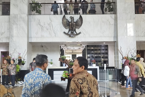 Suasana Jelang Pelantikan Eselon I Kemenkeu. Foto: Widya Islamiati/kumparan