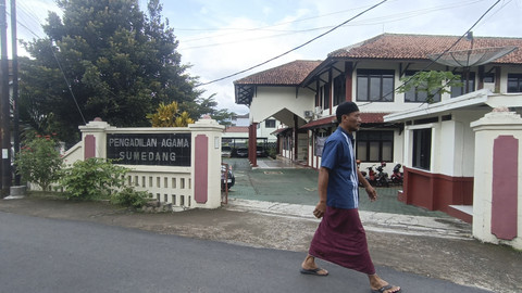 Pengadilan Agama Sumedang, Jalan Statistik No. 35, Situ, Kec. Sumedang Utara, Kabupaten Sumedang, Jawa Barat, pada Jumat (23/5/2025). Foto: Robby Bouceu/kumparan