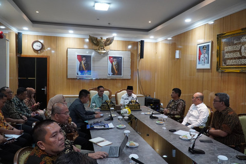 PT Moya Indonesia saat melakukan audiensi dengan Pemkot Palembang. (ist)