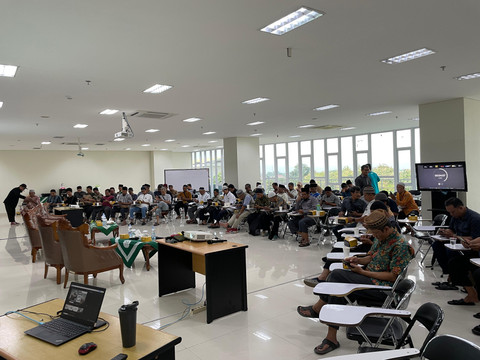 Sesi teori pasca penyembelihan. Foto: Yusuf Hay/Pandangan Jogja