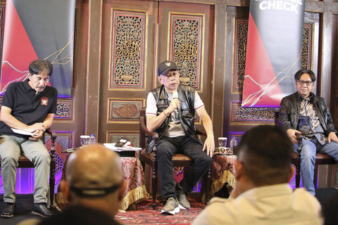 Wamensos Agus Jabo Priyono saat menghadiri kegiatan 'Double Check PCO x Gempita' di Toety Heraty Museum, Sabtu (24/5/2025). Foto: Dok. Kemensos