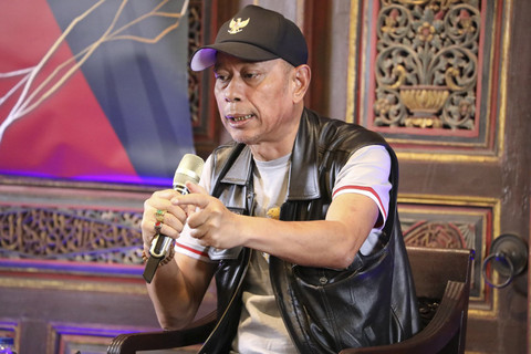 Wamensos Agus Jabo Priyono saat menghadiri kegiatan 'Double Check PCO x Gempita' di Toety Heraty Museum, Sabtu (24/5/2025). Foto: Dok. Kemensos