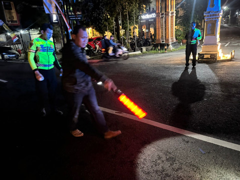 Lokasi kecelakaan BMW tabrak pemotor hingga tewas di jalan Palagan, Ngaglik, Sleman, Yogyakarta pada Sabtu (24/5) dini hari. Foto: Dok. Istimewa