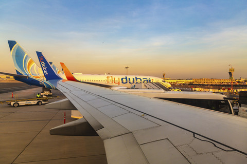 Pesawat Flydubai. Foto: Sergii Figurnyi/Shutterstock