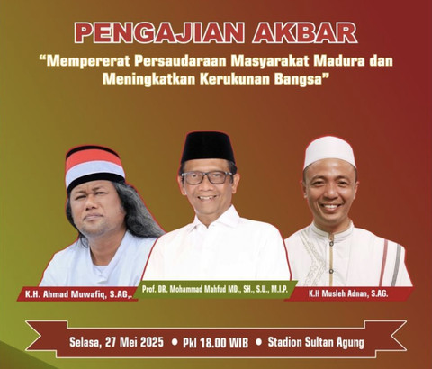 Poster resmi Pengajian Akbar KMY. Foto: Dok. Istimewa
