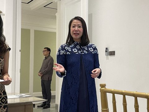 Angelina Lazuardi, General Manager The Grand Mansion Menteng by The Crest Collection, saat acara Exclusive Dinner. Foto: Salsha Okta Fairuz/kumparan