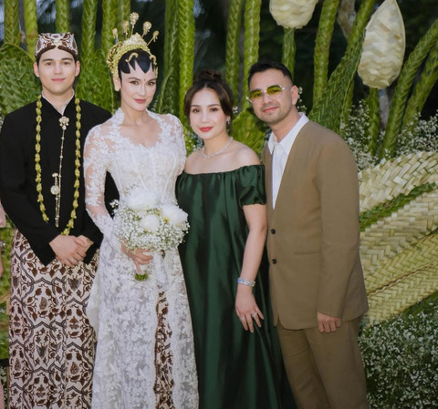 Pernikahan Luna Maya dan Maxime Bouttier. Foto: Instagram/raffinagita1717