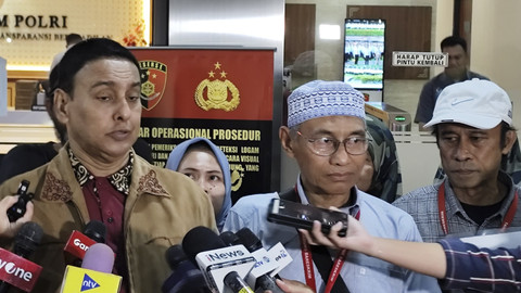 Tim Pembela Ulama dan Aktivis (TPUA), Rizal Fadhillah, di Bareskrim Polri, Senin (26/5/2025). Foto: Rachmadi Rasyad/kumparan