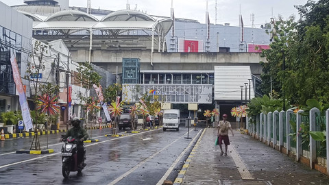 Namanya kini 'Blok M Hub', area pintu masuk kawasan Melawai di bawah Stasiun MRT Blok, Jaksel, Senin (26/5/2025). Foto: Thomas Bosco/kumparan