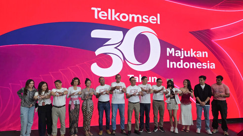Acara HUT ke-30 Telkomsel.  Foto: Aditya Panji/kumparan