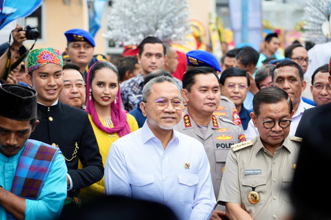 Zulkifli Hasan hadiri acara Himpunan Nelayan Seluruh Indonesia (HNSI), Senin (26/5/2025).  Foto: Dok. Istimewa