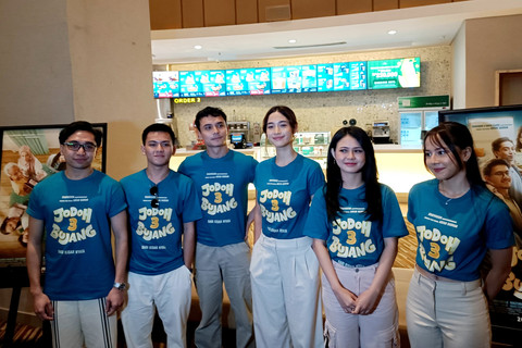 Konferensi pers film Jodoh 3 Bujang di XXI Epicentrum, Jakarta Selatan, Senin (26/5/2025).    Foto: Giovanni/kumparan