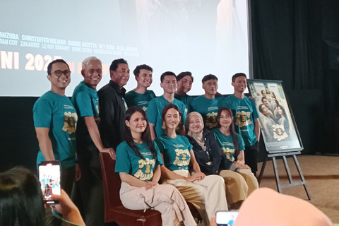 Konferensi pers film Jodoh 3 Bujang di XXI Epicentrum, Jakarta Selatan, Senin (26/5/2025).    Foto: Giovanni/kumparan