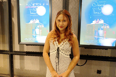 Penyanyi Nadin Amizah saat ditemui di Kawasan Sudirman, Jakarta Pusat, Senin (26/5/2025). Foto: Aprilandika Pratama/kumparan