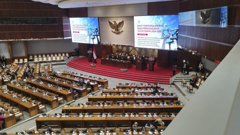 Rapat paripurna DPR RI, Selasa (27/5/2025). Foto: Haya Syahira/kumparan