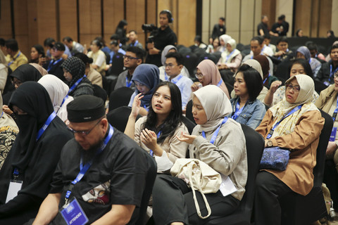 Suasana kumparan Halal Forum 2025 di Ballroom Artotel Mangkuluhur, Jakarta, Selasa (27/5/2025). Foto: Aditia Noviansyah/kumparan