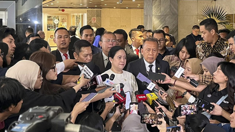 Ketua DPR RI Puan Maharani usai rapat paripurna, Selasa (27/5/2025). Foto: Haya Syahira/kumparan