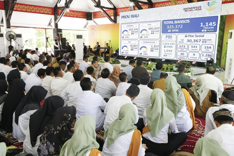 Mensos Saifullah Yusuf (Gus Ipul) dalam Dialog Bersama Pilar-Pilar Sosial di Balai Pelangi, Kota Pekanbaru, Riau, Selasa (27/5/2025). Foto: Dok. Kemensos