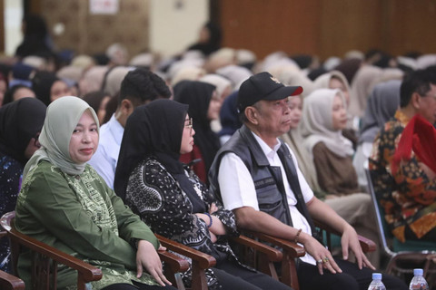 Wamensos Agus Jabo menghadiri seminar "Deep Learning, Sekolah Rakyat, dan Pemberdayaan Masyarakat" di Gedung Balairung, Universitas PGRI Semarang, Jawa Tengah, Selasa (27/5/2025). Foto: Dok. Kemensos