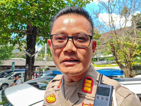 Kasat Lantas Porlesta Sleman AKP Mulyanto di Fakultas Hukum UGM, Rabu (28/5/2025). Foto: Arfiansyah Panji Purnandaru/kumparan