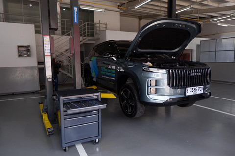 Peresmian diler pertama Jaecoo di Jakarta Barat. Foto: Aditya Pratama Niagara/kumparan