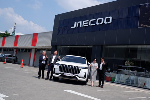 Peresmian diler pertama Jaecoo di Jakarta Barat. Foto: Aditya Pratama Niagara/kumparan