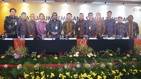 KB Bank umumkan susunan pengurus perseorang terbaru pada Rapat Umum Pemegang Saham (RUPS) Tahunan tahun buku 2024 di Menara Peninsula Hotel pada Rabu (28/5). Foto: Dok. KB Bank