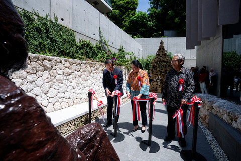 Patung Presiden Sukarno di kompleks KBRI Tokyo. Foto: DPR RI
