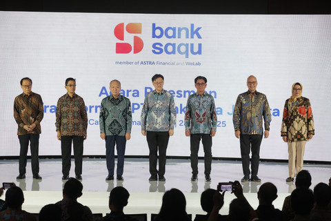 PT Bank Jasa Jakarta (Bank Jasa Jakarta) resmi berganti nama menjadi PT Bank Saqu Indonesia (Bank Saqu), pada Rabu (28/5). Foto: Dok. Bank Saqu