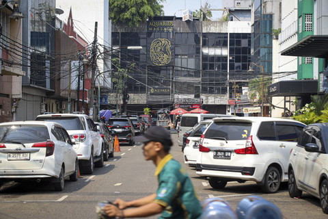 Suasana kawasan parkir yang ada di Blok M Square, Jakarta, Kamis (29/5/2025). Foto: Iqbal Firdaus/kumparan