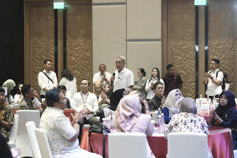Wamensos Agus Jabo hadir dalam Public Hearing Gempita (Gerakan Milenial Pecinta Tanah Air) bersama Kantor Komunikasi Presiden pada Rabu (28/5/2025) di Jakarta.  Foto: Dok. Kemensos