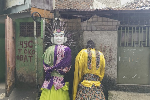 Suasana Kampung Ondel-ondel, Kramat Pulo, Jakarta Pusat. Foto: Rachmadi Rasyad/kumparan