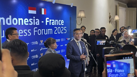 Konferensi pers Indonesia-France Business Forum 2025 di kantor Kemenko Perekonomian, Rabu (28/5/2025). Foto: Fariza Rizky Ananda/kumparan