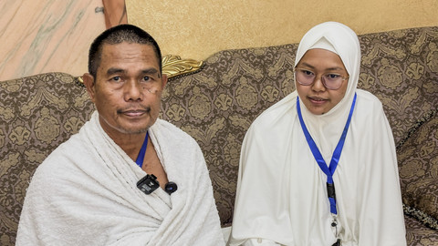 Aulia Purnamasari Nasir, jemaah haji asal Maros. Foto: Moh Fajri/kumparan