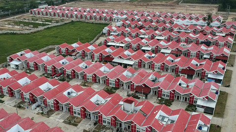 Ilustrasi rumah subsidi. Foto: Antara